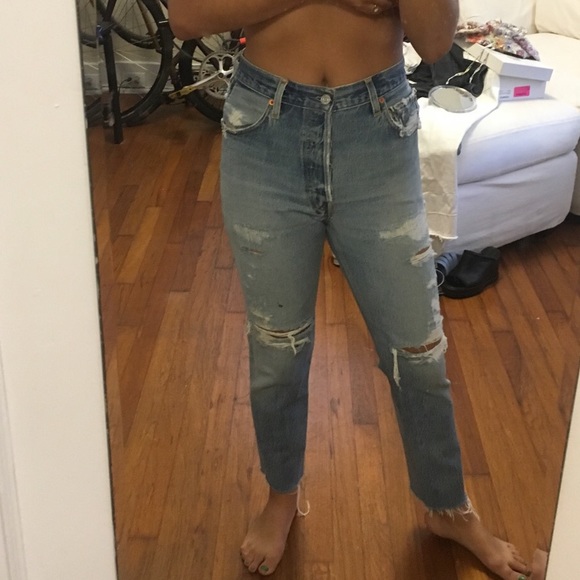 Re/Done Ass Rip Jean - Picture 2 of 7